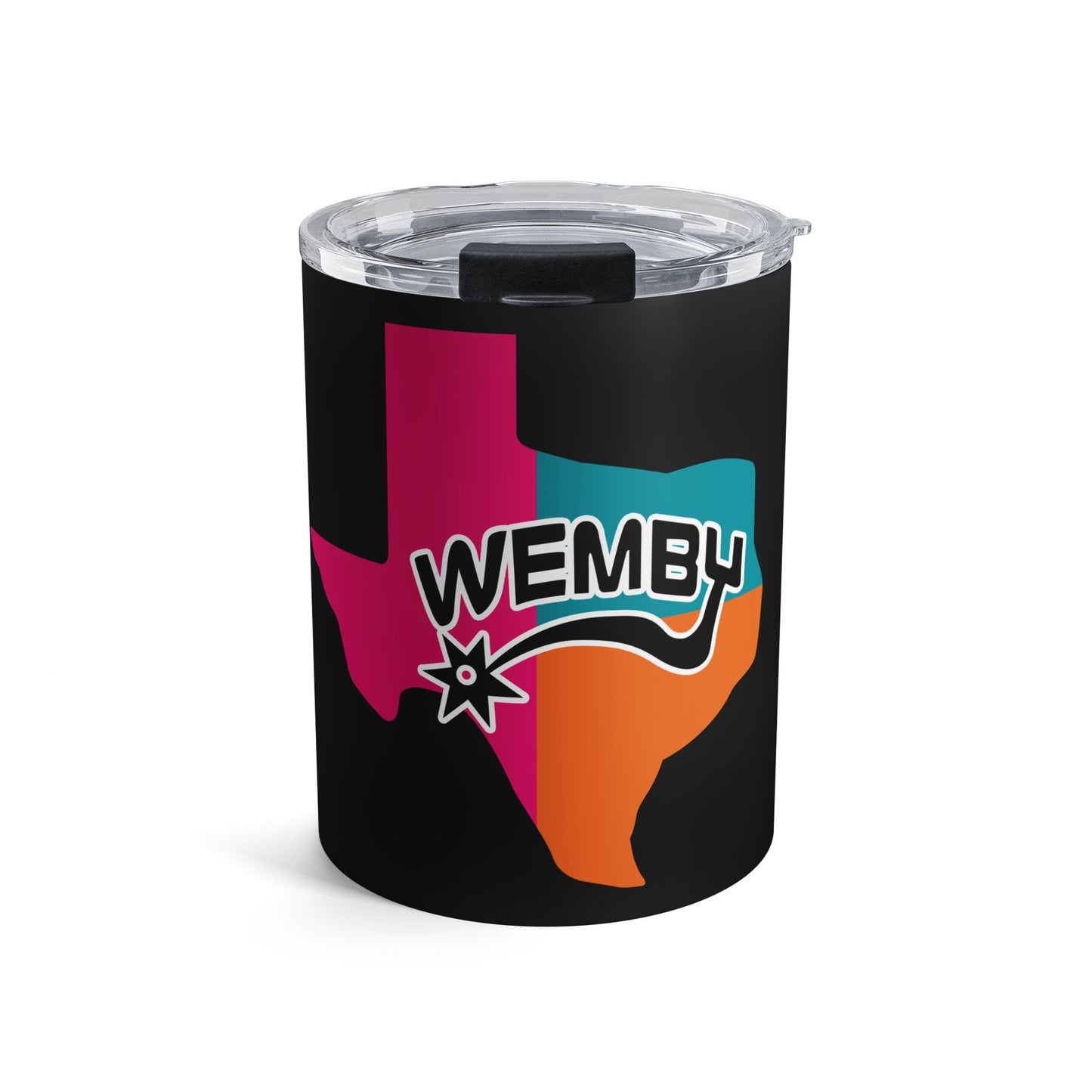 Wemby Texas 10oz Tumbler — Colorful State Logo Insulated Cup