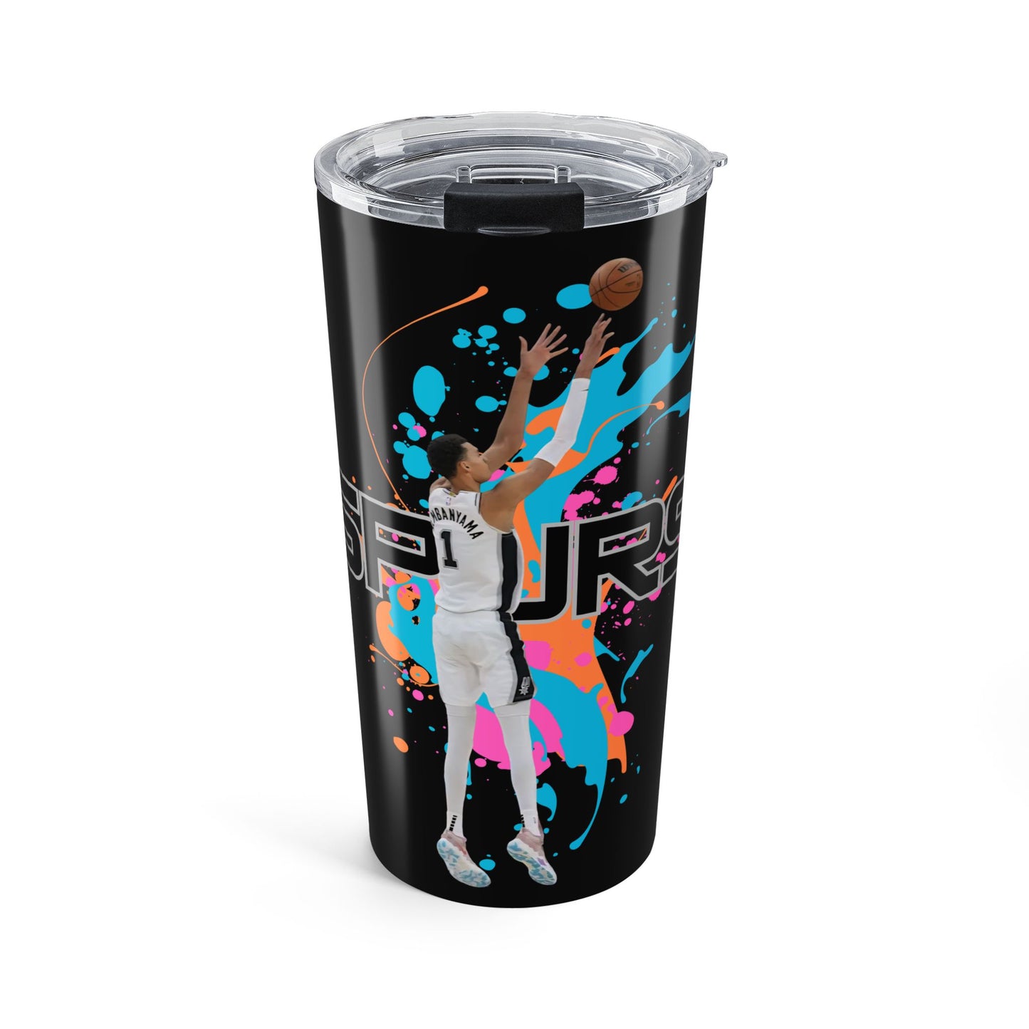 Alien Splash 20oz Stainless Tumbler — Alien Splash Basketball Player Travel Cup