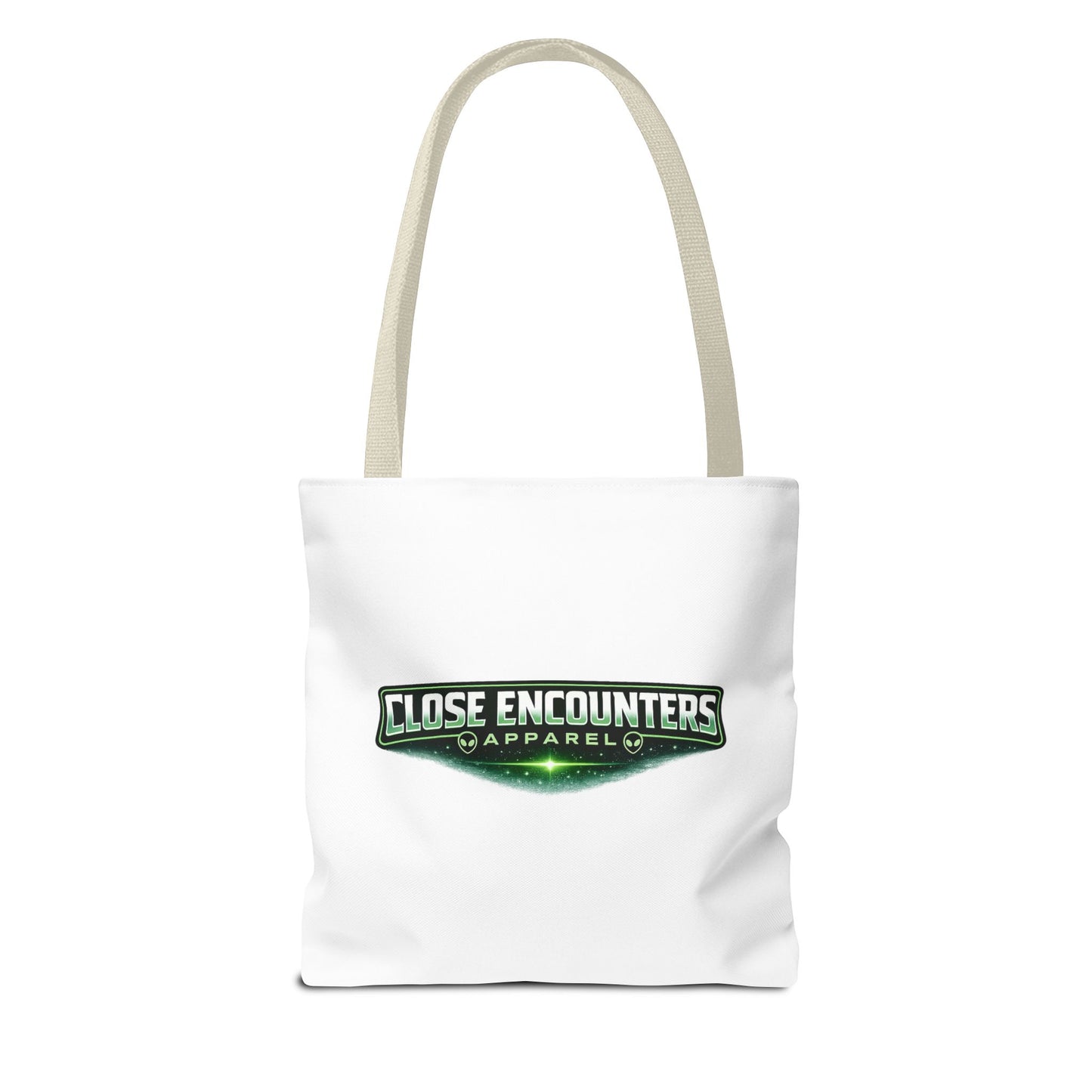 Alien Monk Tote Bag — Funny Meditation Graphic Tote for Fans of UFOs, Tacos & Basketball