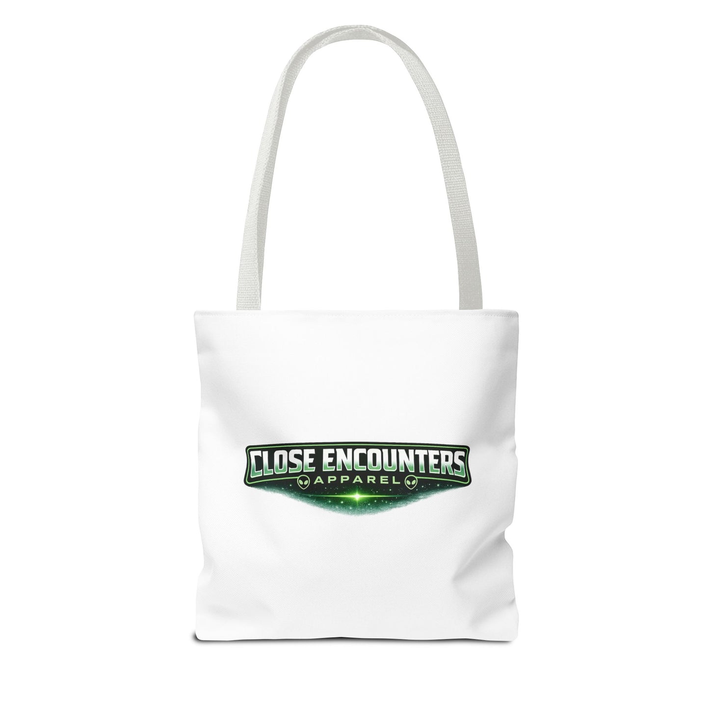 Alien Monk Tote Bag — Funny Meditation Graphic Tote for Fans of UFOs, Tacos & Basketball