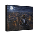 Crowned Above It All Canvas Print — Night City Castle 5 Wall Art